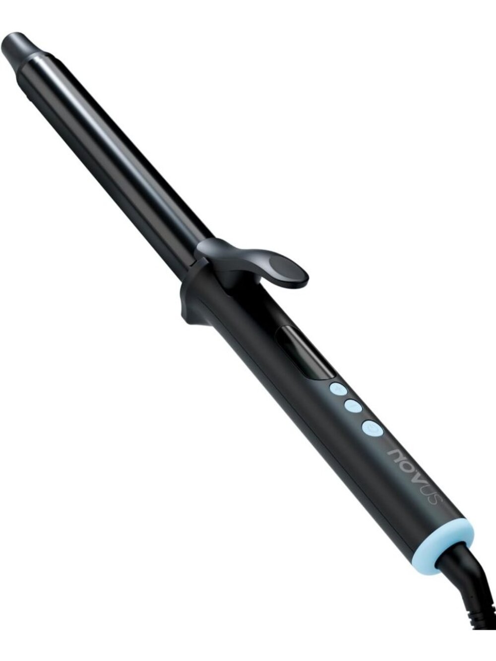 Novus Extended Barrel Curling Iron 1 Inch - Long Barrel Hair Curler with 6 Heat